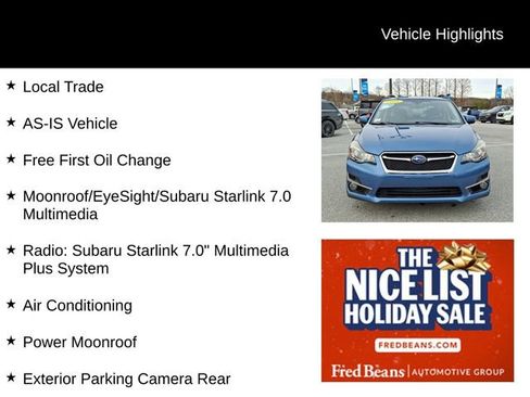 Used 2015 Subaru Impreza 2.0i Sport Premium image 3