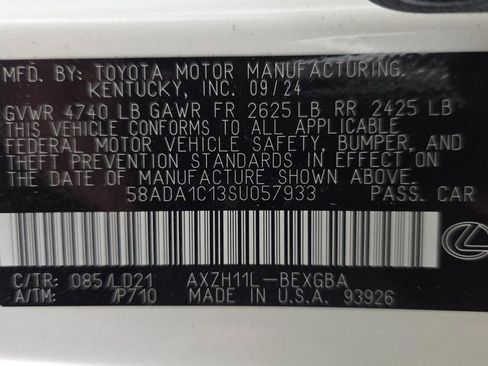 Used 2025 Lexus ES 300h w/ Premium Package FWD image 15