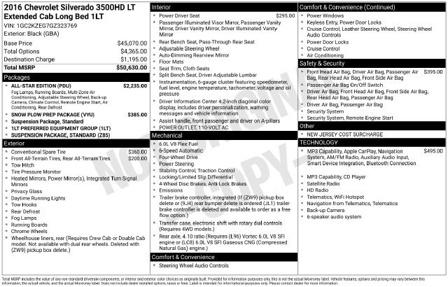 Used 2016 Chevrolet Silverado 3500 LT w/ All-Star Edition AWD/4WD image 31