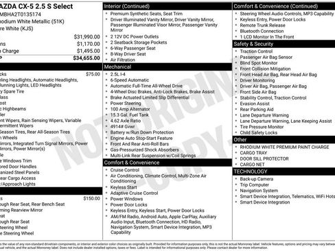 New 2026 MAZDA CX-5 Select AWD/4WD image 4