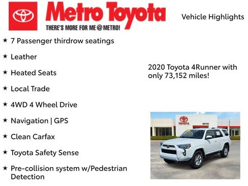 Used 2020 Toyota 4Runner SR5 Premium AWD/4WD image 8