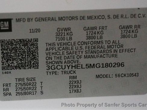 Used 2021 Chevrolet Silverado 1500 High Country w/ Technology Package AWD/4WD image 63