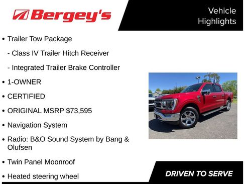 Certified 2023 Ford F150 Lariat w/ Equipment Group 502A High AWD/4WD image 5