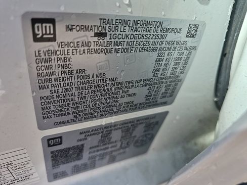 Used 2025 Chevrolet Silverado 1500 LT w/ Work Truck Package image 10