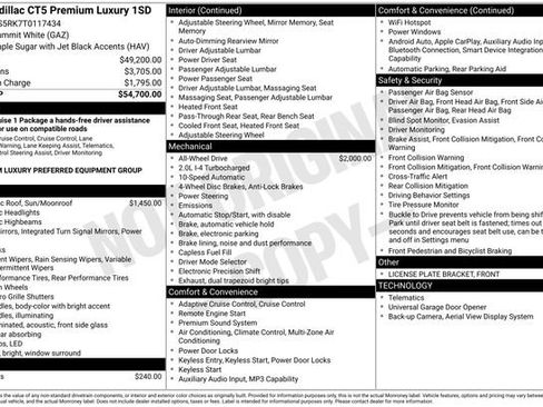 New 2026 Cadillac CT5 Premium Luxury AWD/4WD image 26