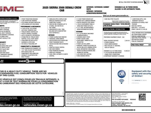 Used 2025 GMC Sierra 3500 Denali w/ Denali Reserve Package AWD/4WD image 3