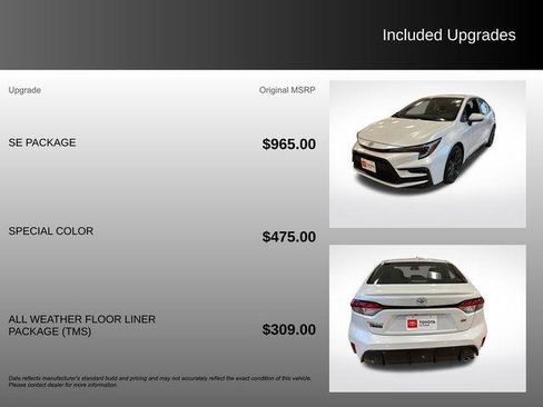 Certified 2026 Toyota Corolla SE w/ SE Package image 5