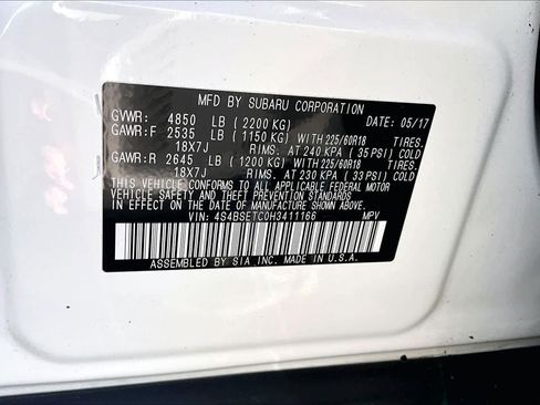 Used 2017 Subaru Outback 3.6R Touring w/ Popular Package #5A image 36