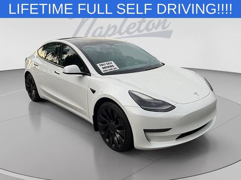 Used 2021 Tesla Model 3 Performance AWD/4WD image 7