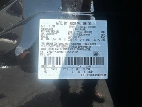 Certified 2024 Ford Edge Titanium w/ Titanium Elite Package AWD/4WD image 18