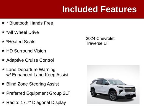Used 2024 Chevrolet Traverse LT AWD/4WD image 3