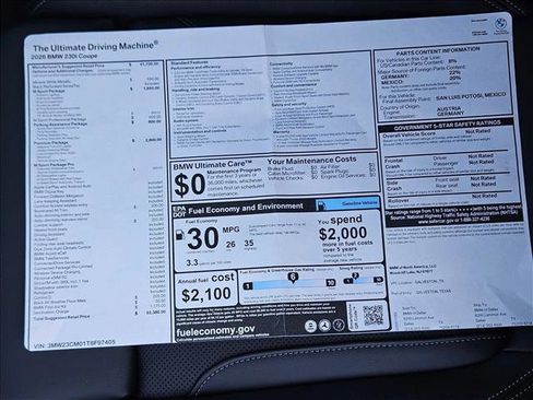 New 2026 BMW 230i Coupe w/ Premium Package image 17