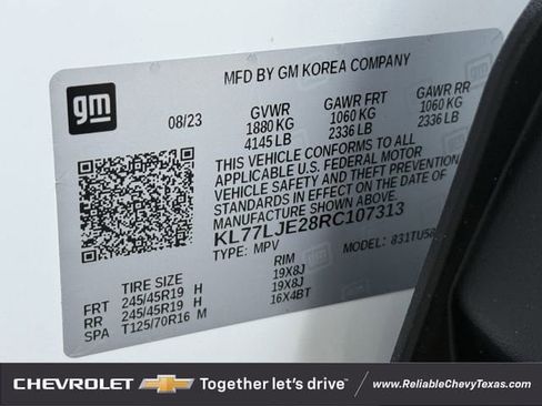 Certified 2024 Chevrolet Trax RS w/ Sunroof Package image 37