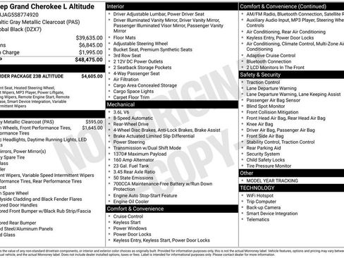 New 2025 Jeep Grand Cherokee L Laredo image 15