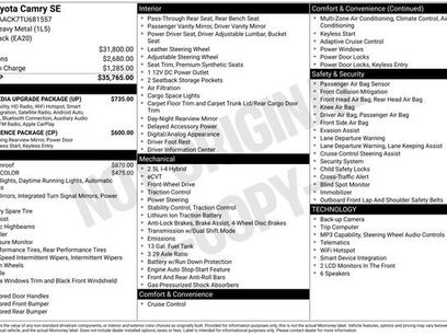 Used 2026 Toyota Camry SE w/ Multimedia Upgrade Package