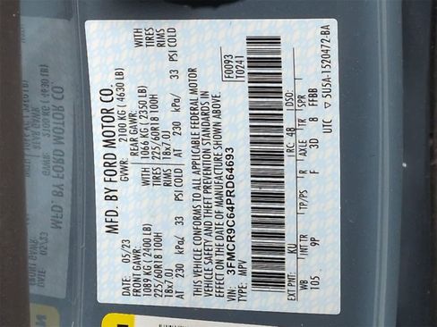 Used 2023 Ford Bronco Sport Outer Banks w/ Tech Package image 38