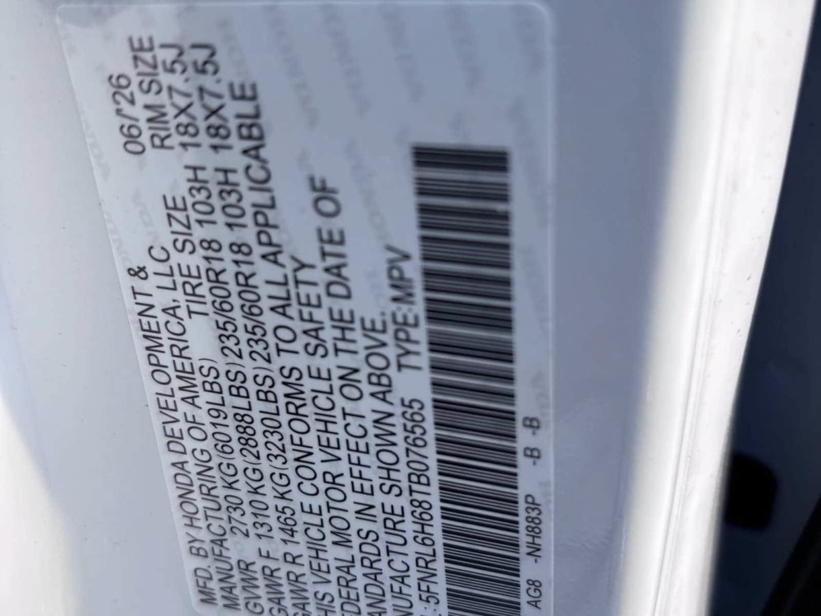 New 2026 Honda Odyssey EX-L image 22