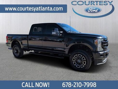 Certified 2022 Ford F250 Lariat w/ Black Appearance Package image 1