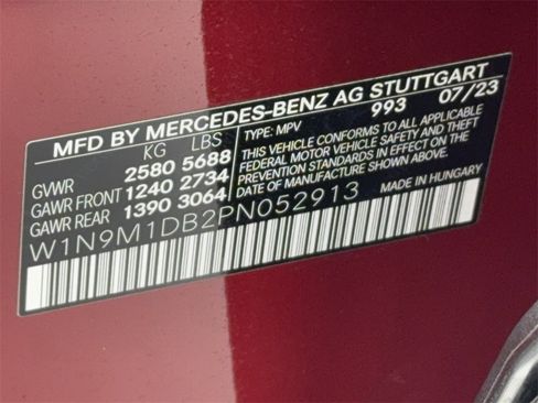 Used 2023 Mercedes-Benz EQB 350 4MATIC SUV w/ Exclusive Package image 58