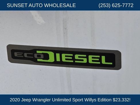 Used 2020 Jeep Wrangler Unlimited Sport AWD/4WD image 32