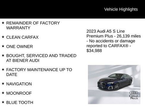 Used 2023 Audi A5 2.0T Premium Plus w/ Premium Plus image 9