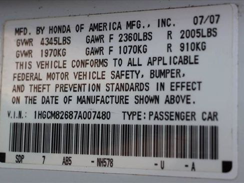 Used 2007 Honda Accord EX-L image 28