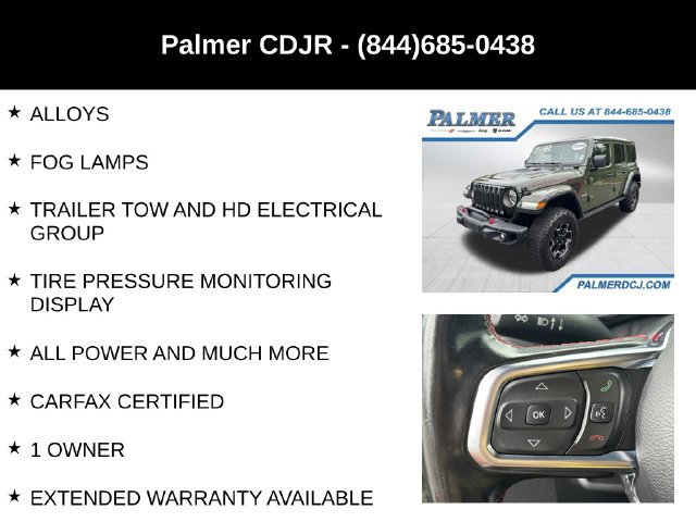 Used 2020 Jeep Wrangler Unlimited Rubicon w/ Quick Order Package 28Y Recon AWD/4WD image 24
