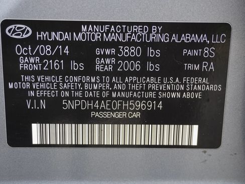 Used 2015 Hyundai Elantra SE w/ Option Group 02 FWD image 28