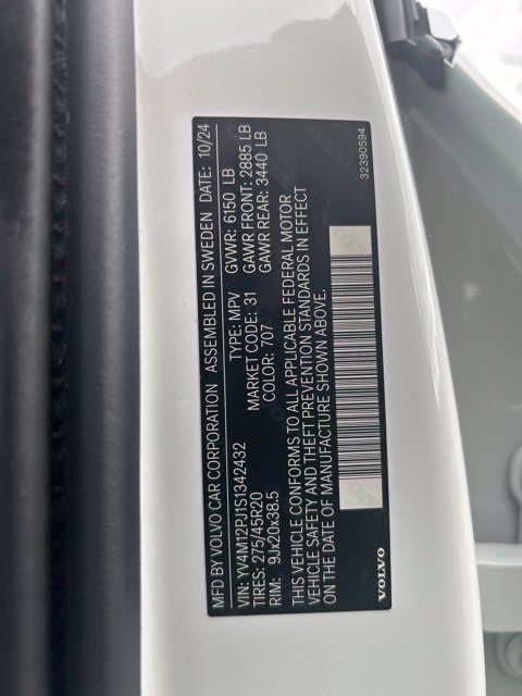 Certified 2025 Volvo XC90 B5 Core AWD/4WD image 29