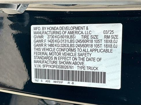 Used 2025 Honda Ridgeline TrailSport image 31