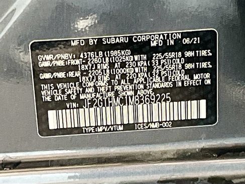 Used 2021 Subaru Crosstrek 2.5i Limited w/ Moonroof Package 1 AWD/4WD image 31