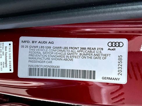 Used 2025 Audi A5 2.0T Premium Plus w/ Premium Plus image 33