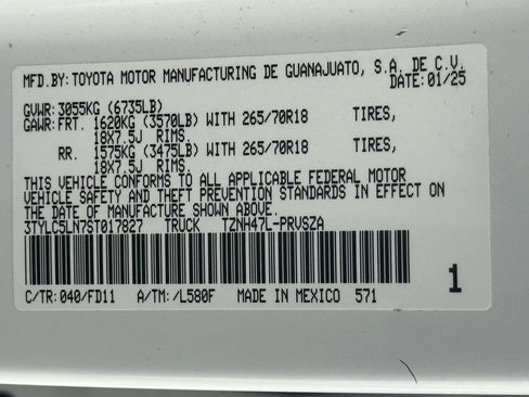 Certified 2025 Toyota Tacoma TRD Off-Road w/ TRD Off Road Upgrade Package image 30