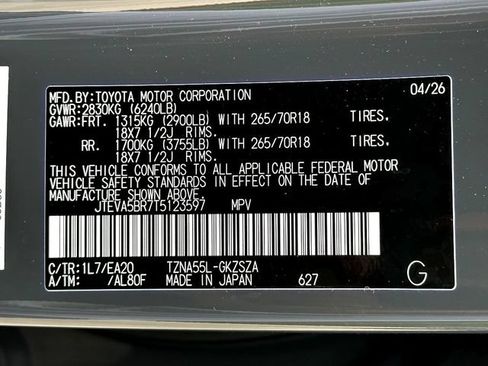 New 2026 Toyota 4Runner TRD Off-Road Premium AWD/4WD image 24