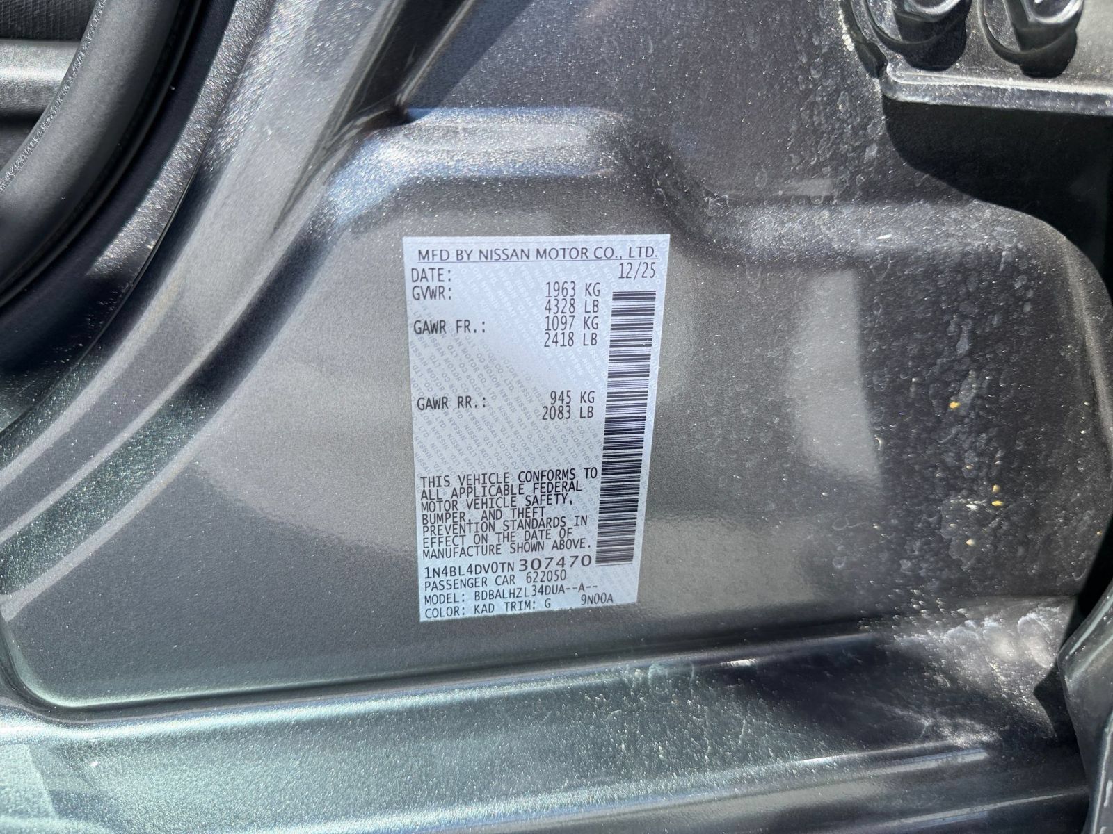 Used 2026 Nissan Altima 2.5 SV FWD image 22