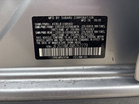 Used 2021 Subaru Crosstrek 2.5i Limited w/ Moonroof Package 1 image 13