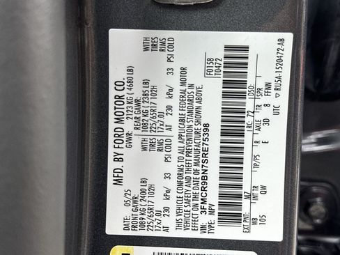 Certified 2025 Ford Bronco Sport Big Bend AWD/4WD image 35