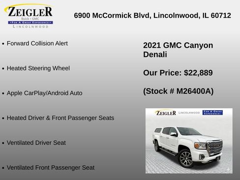 Used 2021 GMC Canyon Denali AWD/4WD image 30