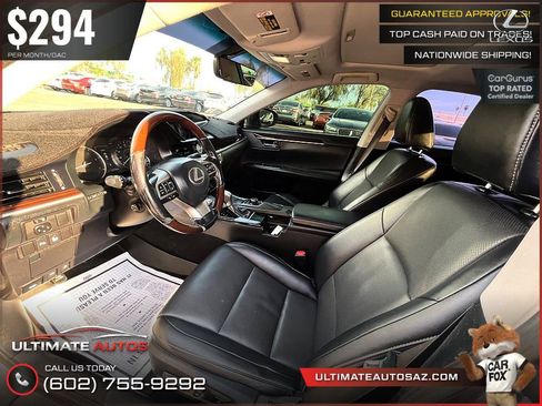 Used 2016 Lexus ES 350 w/ Premium Package w/Wood Trim FWD image 9