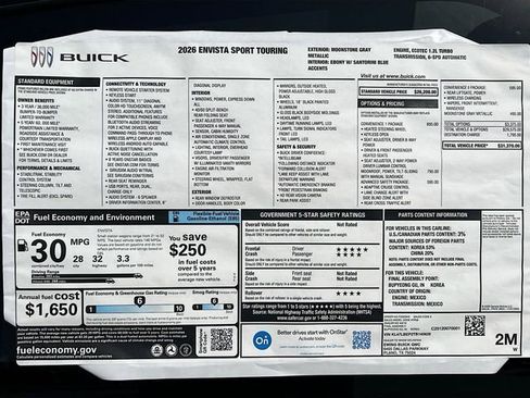 New 2026 Buick Envista Sport Touring w/ Convenience I Package image 21