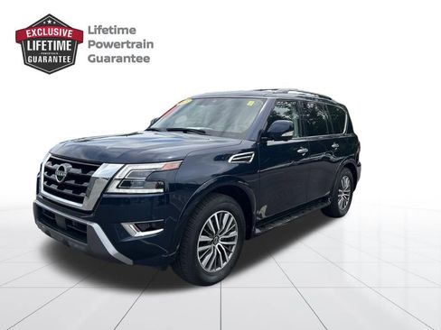 Used 2023 Nissan Armada SL w/ Captain's Chairs Package RWD image 1