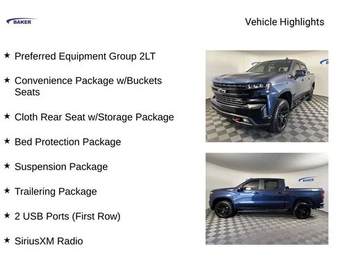 Certified 2021 Chevrolet Silverado 1500 LT Trail Boss w/ Bed Protection Package AWD/4WD image 4