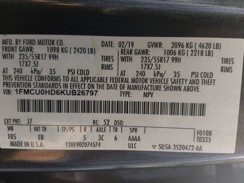 Used 2019 Ford Escape SEL image 33