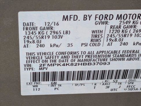 Used 2017 Ford Edge Titanium w/ Equipment Group 301A image 15