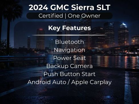 Used 2024 GMC Sierra 1500 SLT w/ SLT Premium Plus Package AWD/4WD image 14
