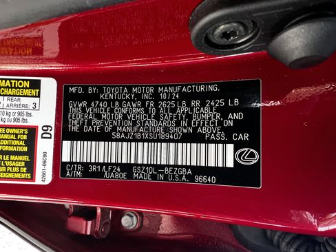 Used 2025 Lexus ES 350 F Sport w/ Accessory Package (Z1) image 50