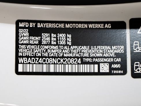 Certified 2022 BMW 840i xDrive Convertible w/ Comfort Seating Package image 25