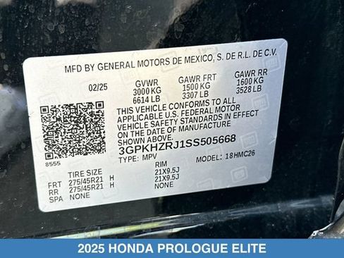Used 2025 Honda Prologue Elite image 33