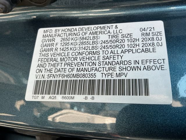 Used 2021 Honda Pilot Touring image 25