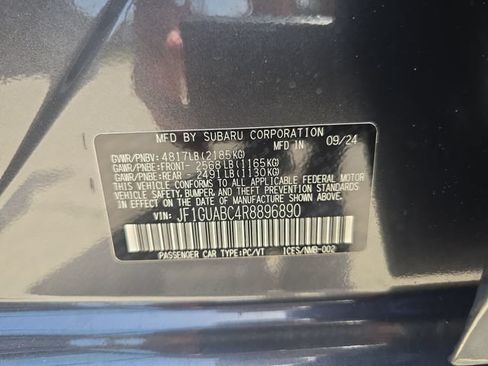Certified 2024 Subaru Impreza 2.0i AWD/4WD image 27